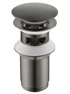 Донный клапан для раковины Timo 8011/18 с переливом чёрное золото